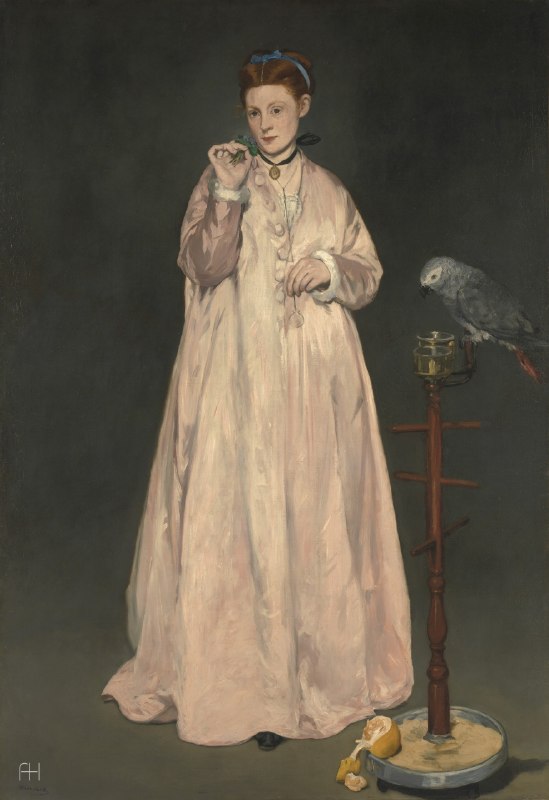 Молодая женщина в 1866 году, 1