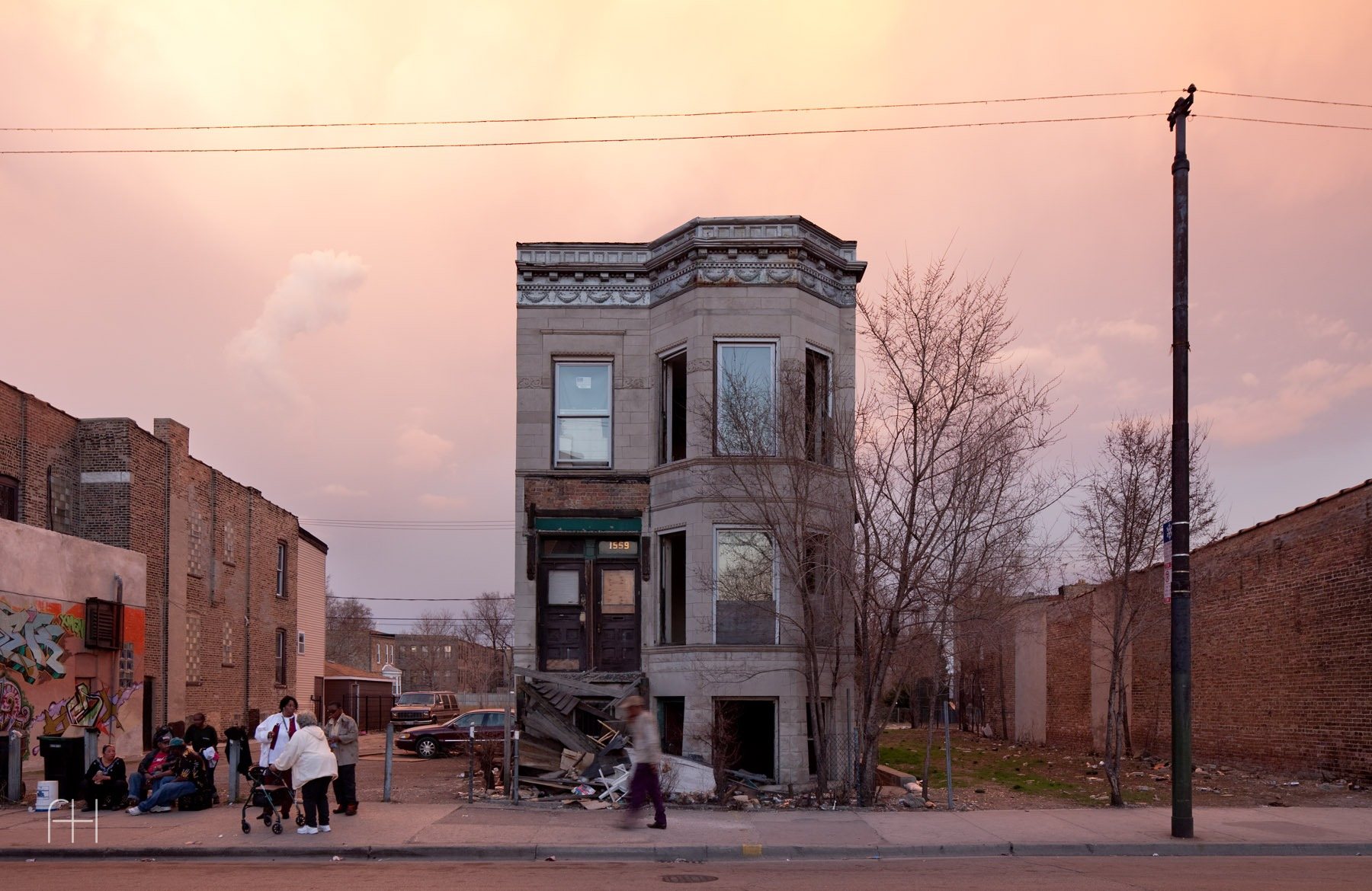 Architectural distancing // Isolated Building Studies // David Schalliol // USA, 2006–present, 4