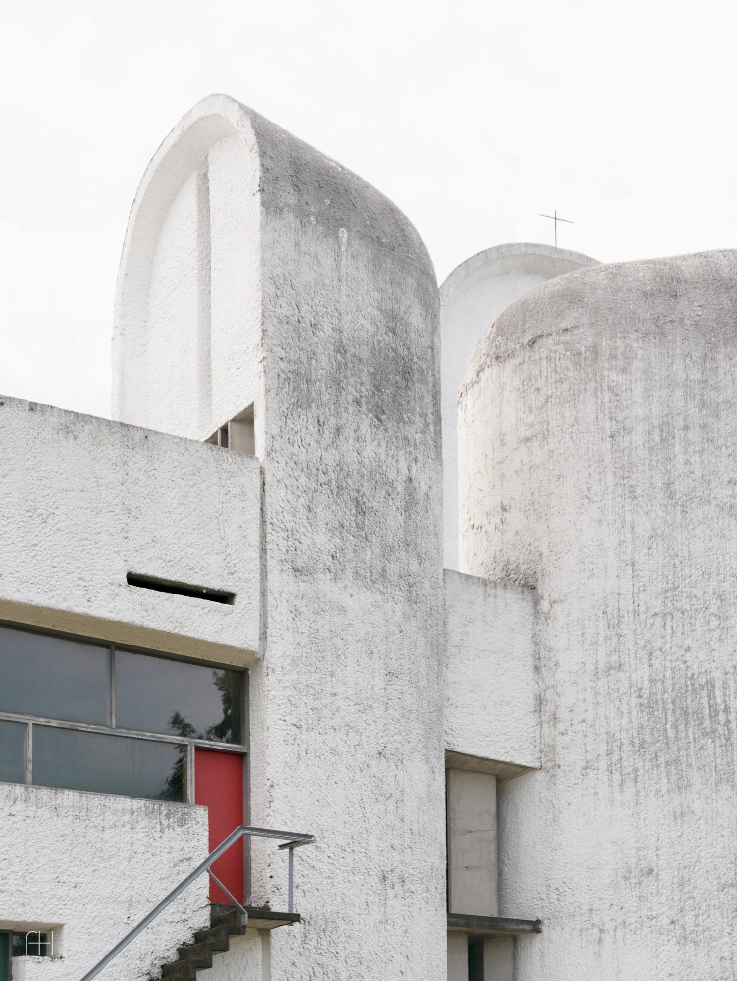 Notre-Dame du Haut // Ле Корбюзье // Роншан, Франция, 1955, 5