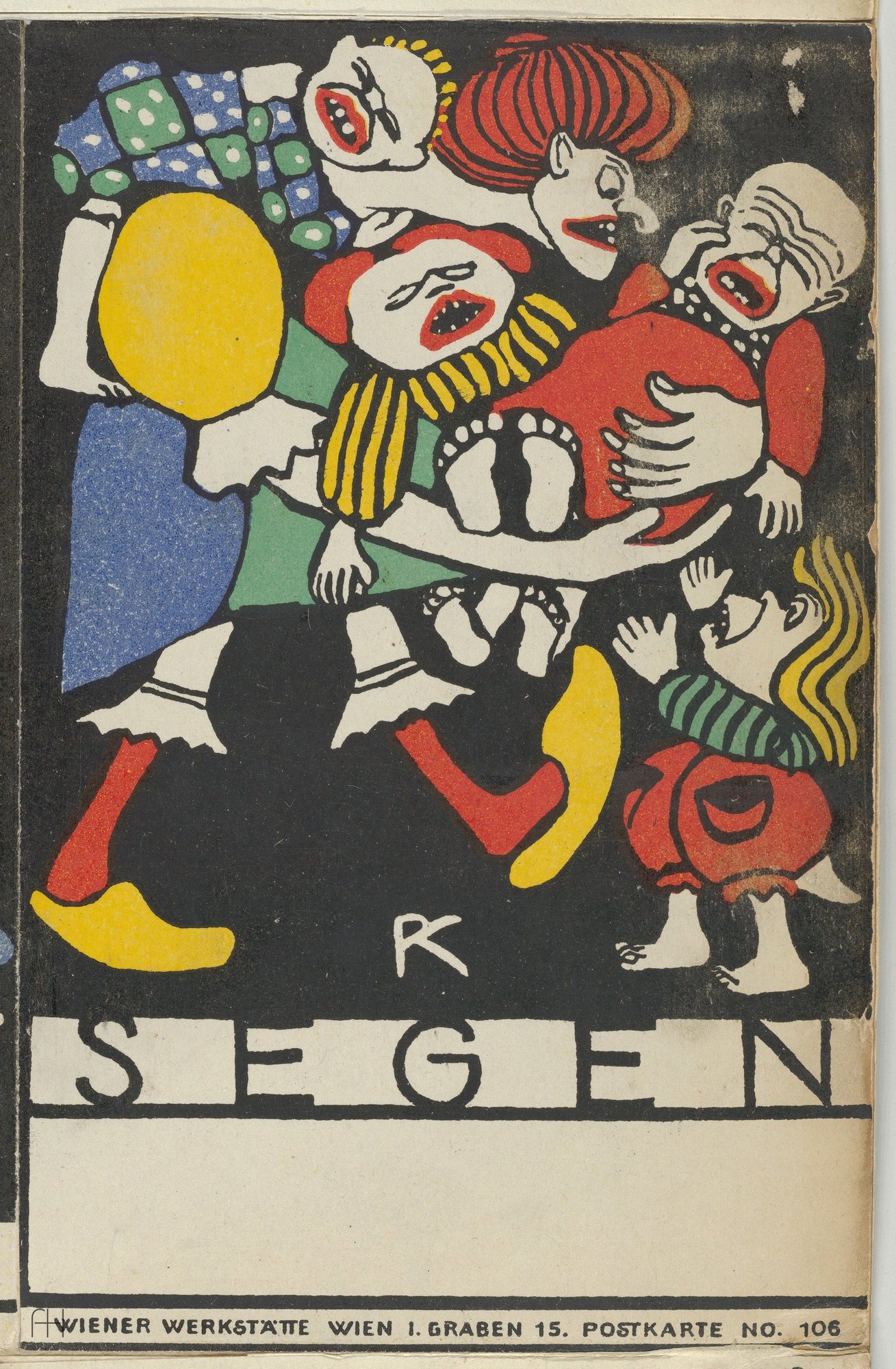 Wiener Werkstätte postcards // Rudolf Kalvach // Austria, 1907, 1