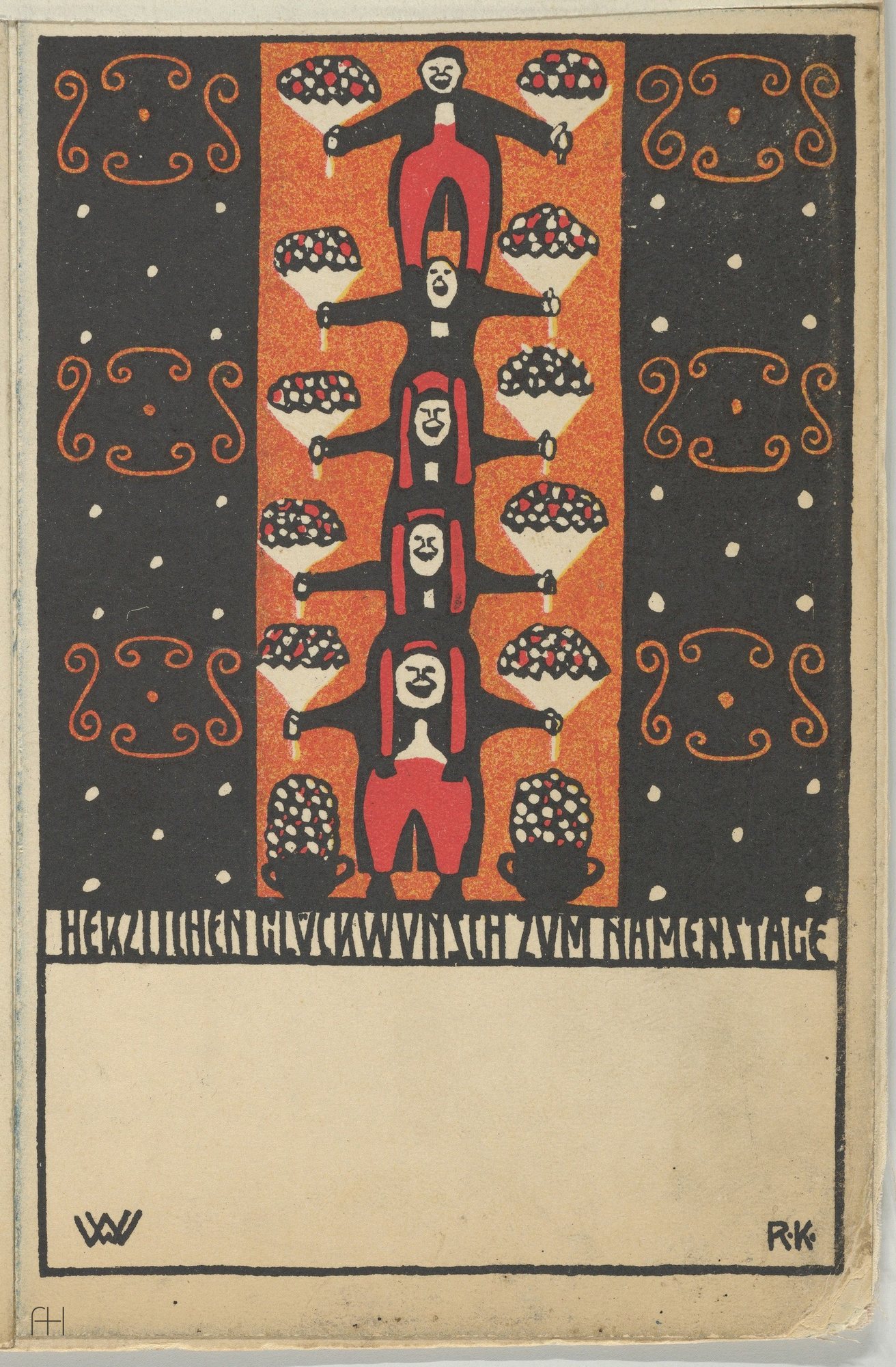 Wiener Werkstätte postcards // Rudolf Kalvach // Austria, 1907, 7