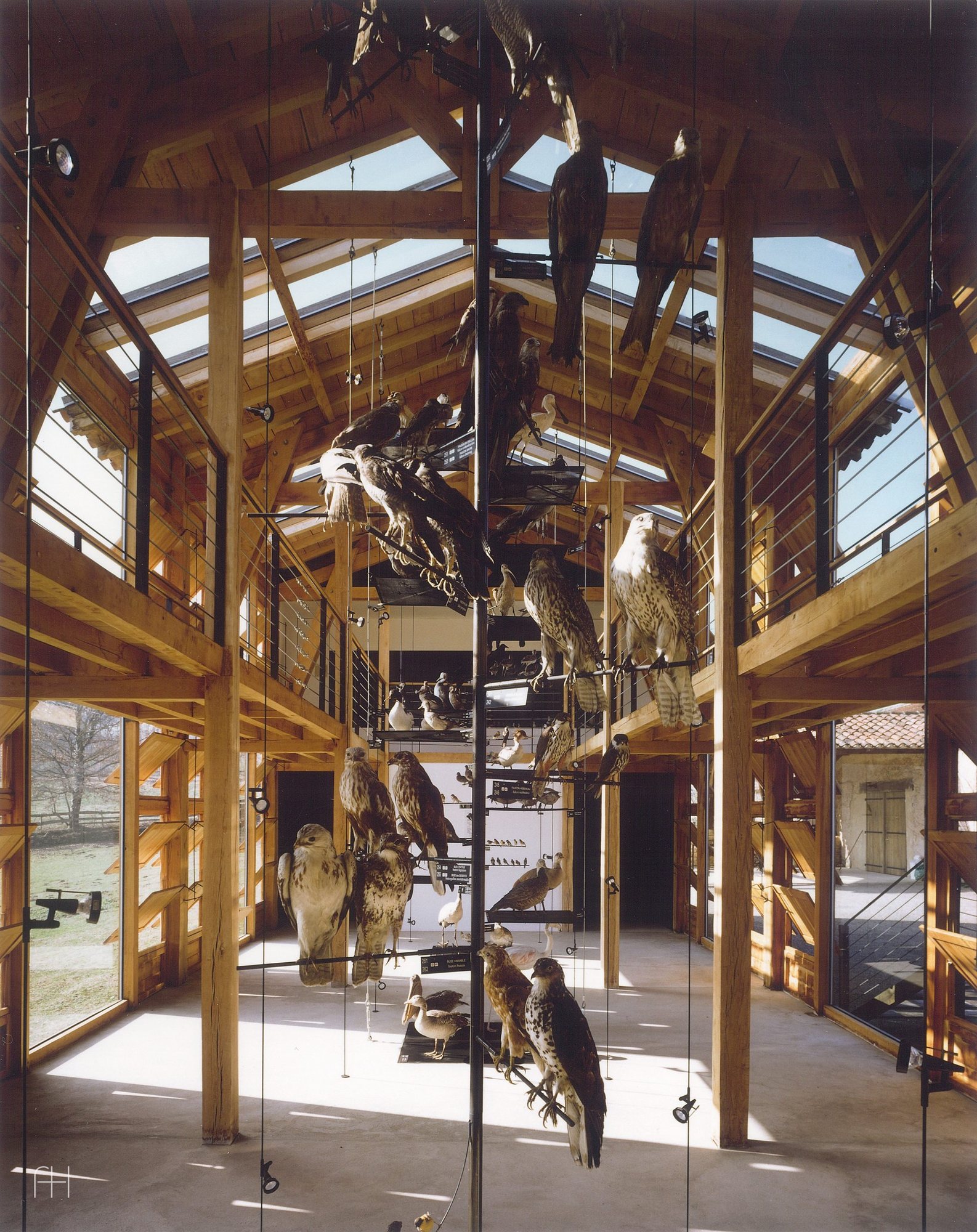 Hauts de Bonaguil Ornithological Museum // Pascale de Redon // Sauturac, France, 1995, 4